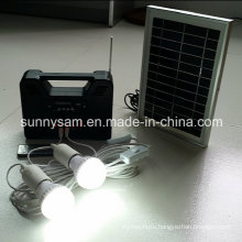 Solar Power Home System Light for Home Lighting and Emergency
